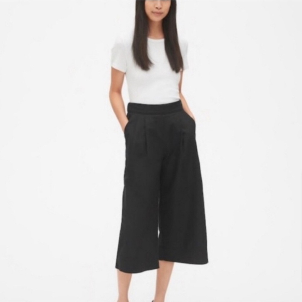 Gap wide leg linen pants